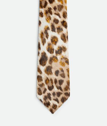 Printed Leather Tie