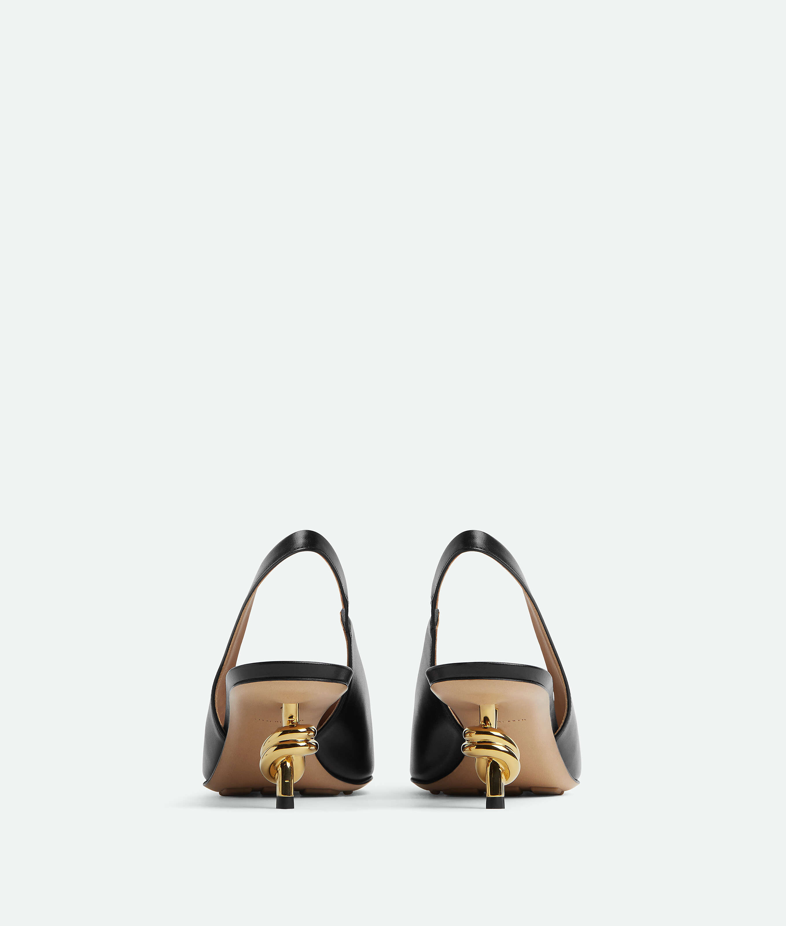 Shop Bottega Veneta Knot Pumps In Black