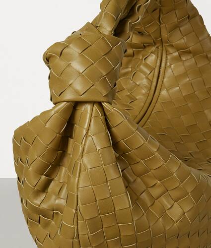 BOTTEGA VENETA 6200$ Black Large Padded Leather Jodie Bag