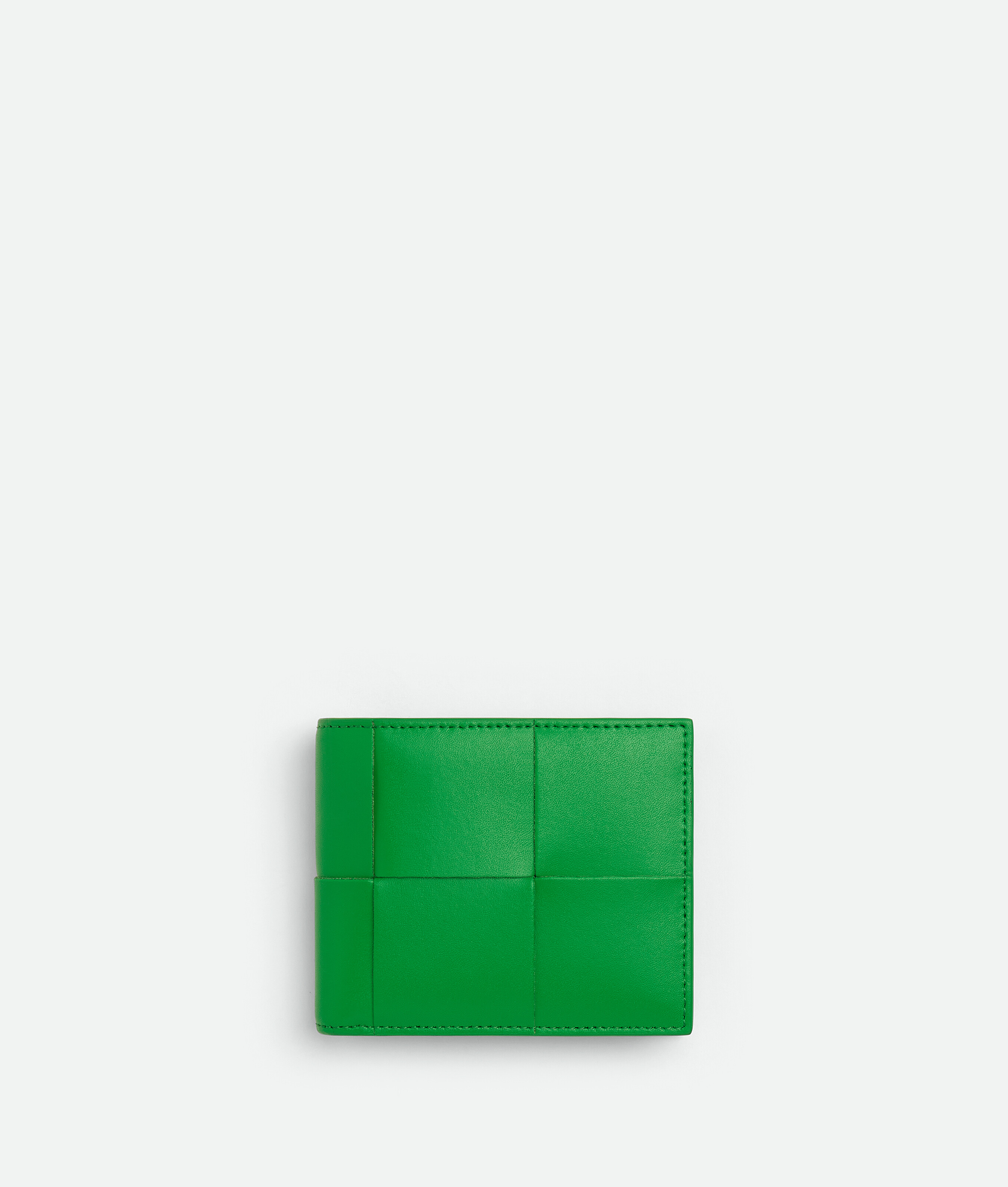 Bottega Veneta Cassette Bi-fold Wallet In Green