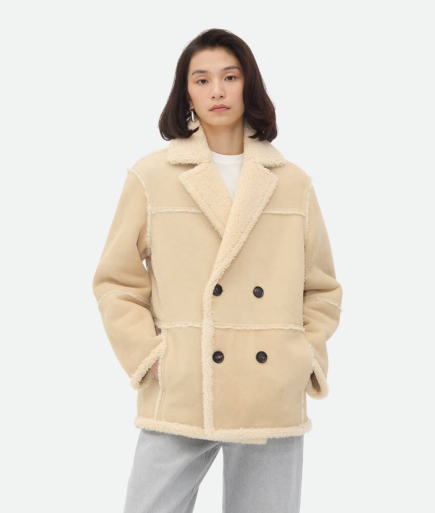 Afficher une grande image du produit 1 - Blouson en shearling mérinos