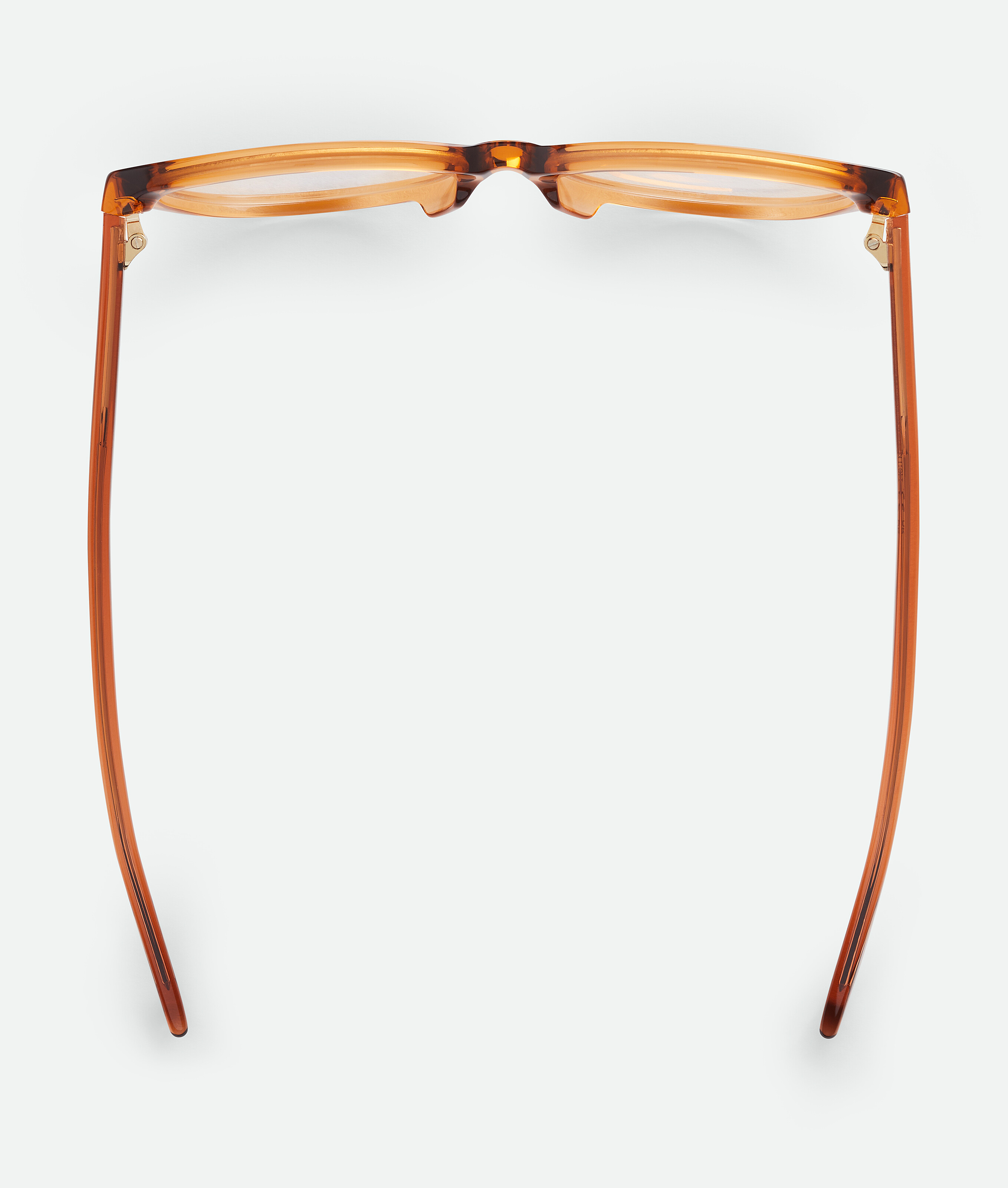 Bottega Veneta Classic Cat Eye Eyeglasses In Orange