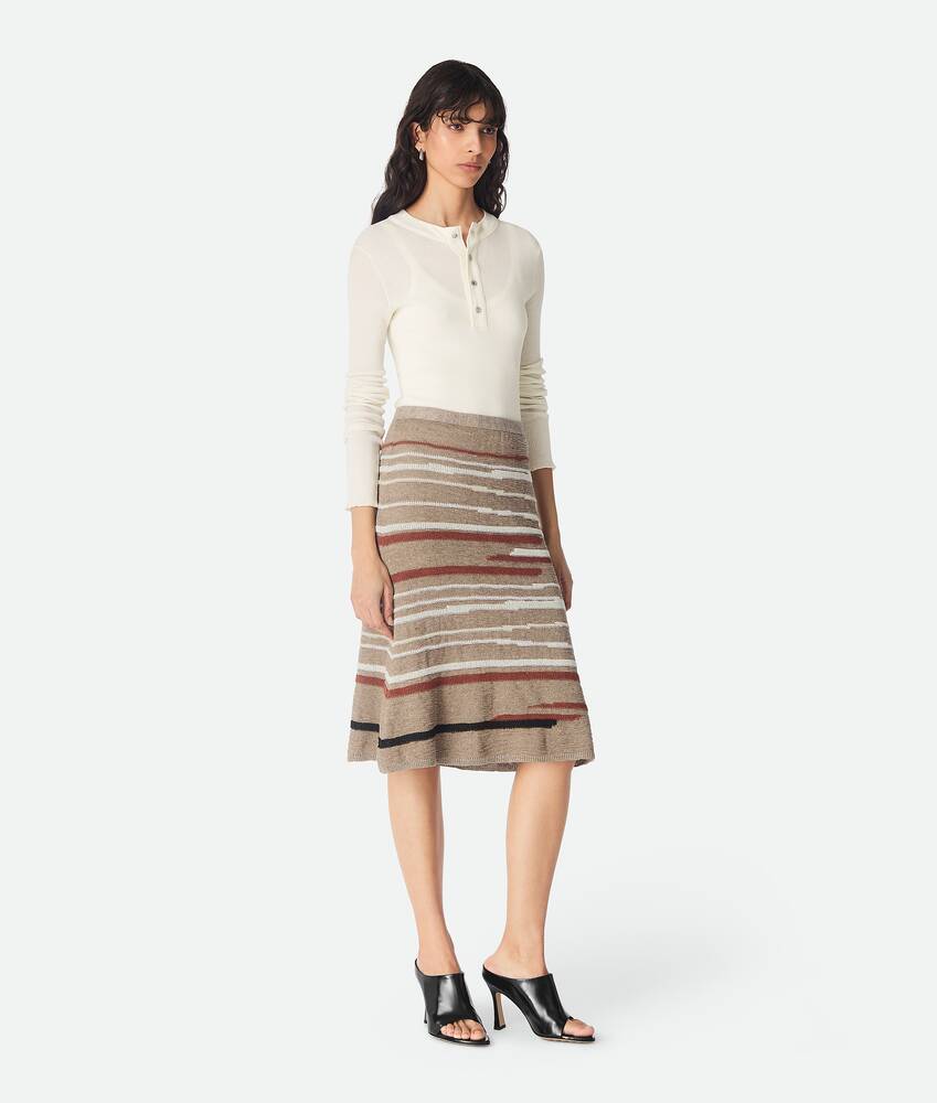 Display a large version of the product image 1 - Linen And Cotton Skirt