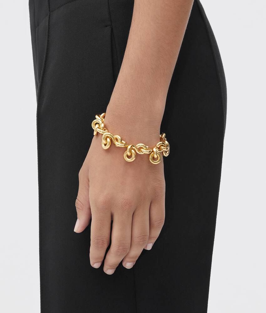 bottega veneta bracelet gold