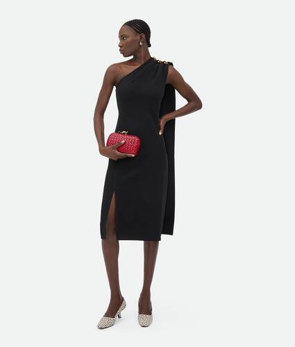 Wool Viscose Crepe Dress 