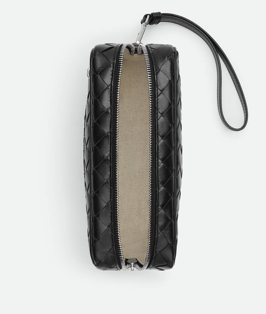 Display a large version of the product image 2 - Intrecciato Small Pouch With Wristlet