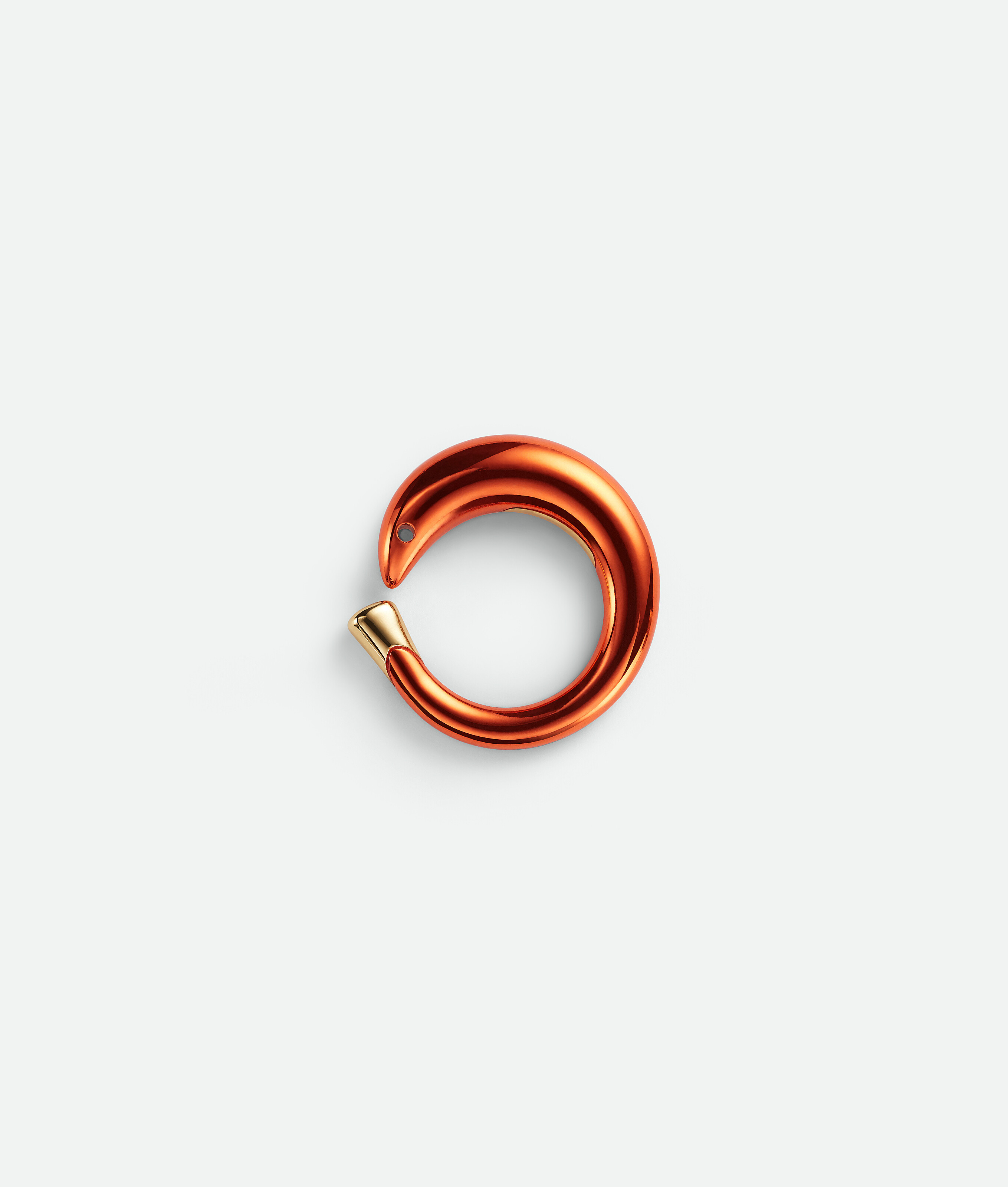Bottega Veneta Sardine Ring In Orange