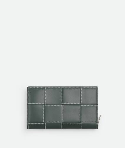 Large Zip Card Case - Moss