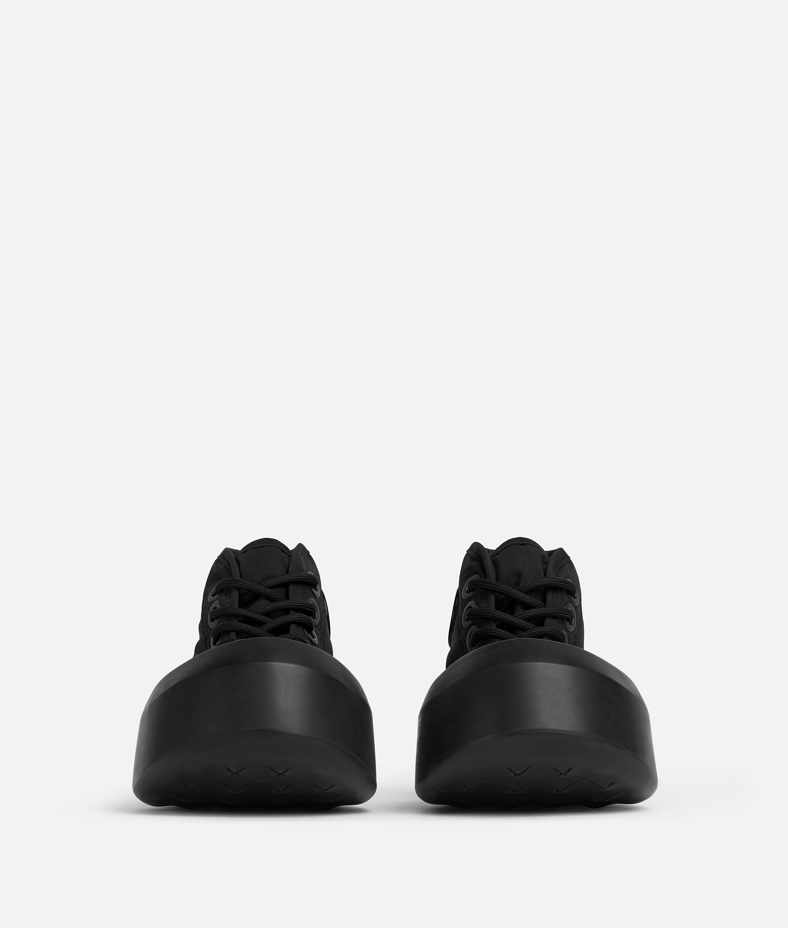 Shop Bottega Veneta Jumbo Sneaker In Black