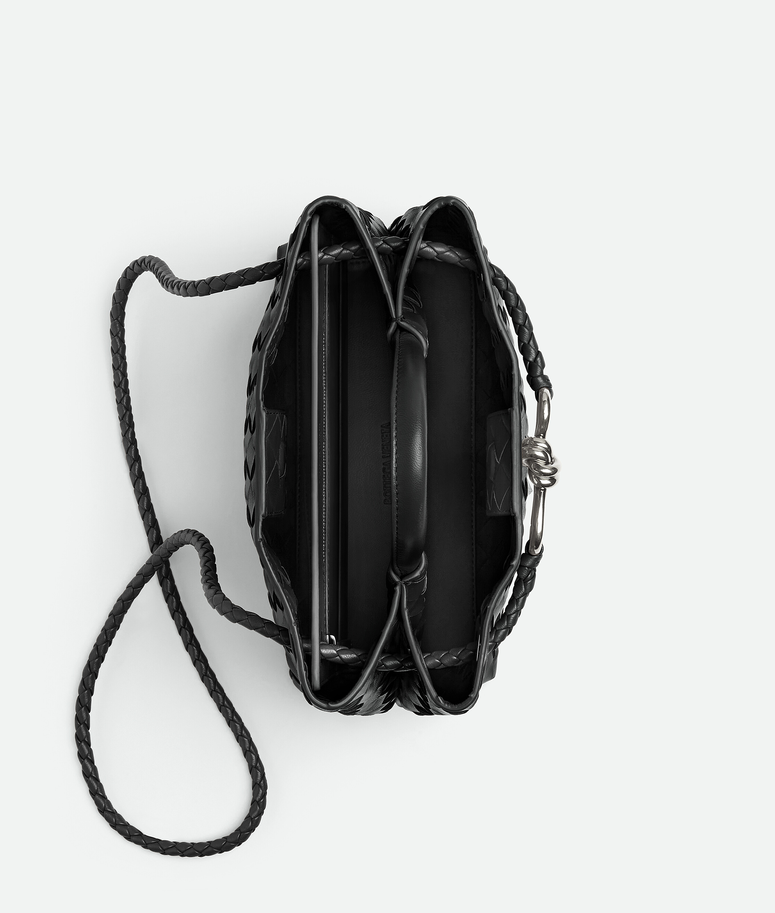 Bottega Veneta Andiamo Small Bag In Black