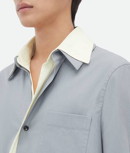Relaxed Fit Linen Double Shirt