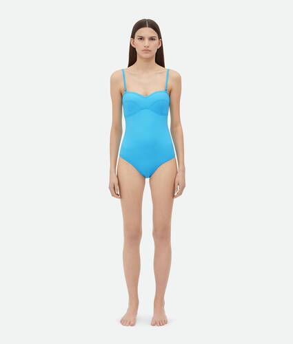Display a large version of the product image 1 - Stretch Nylon Bustier Swimsuit