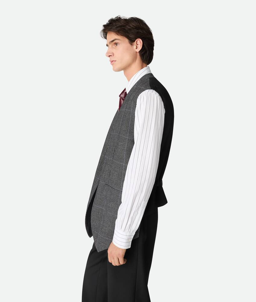 Display a large version of the product image 2 - Prince Of Wales Wool Waistcoat