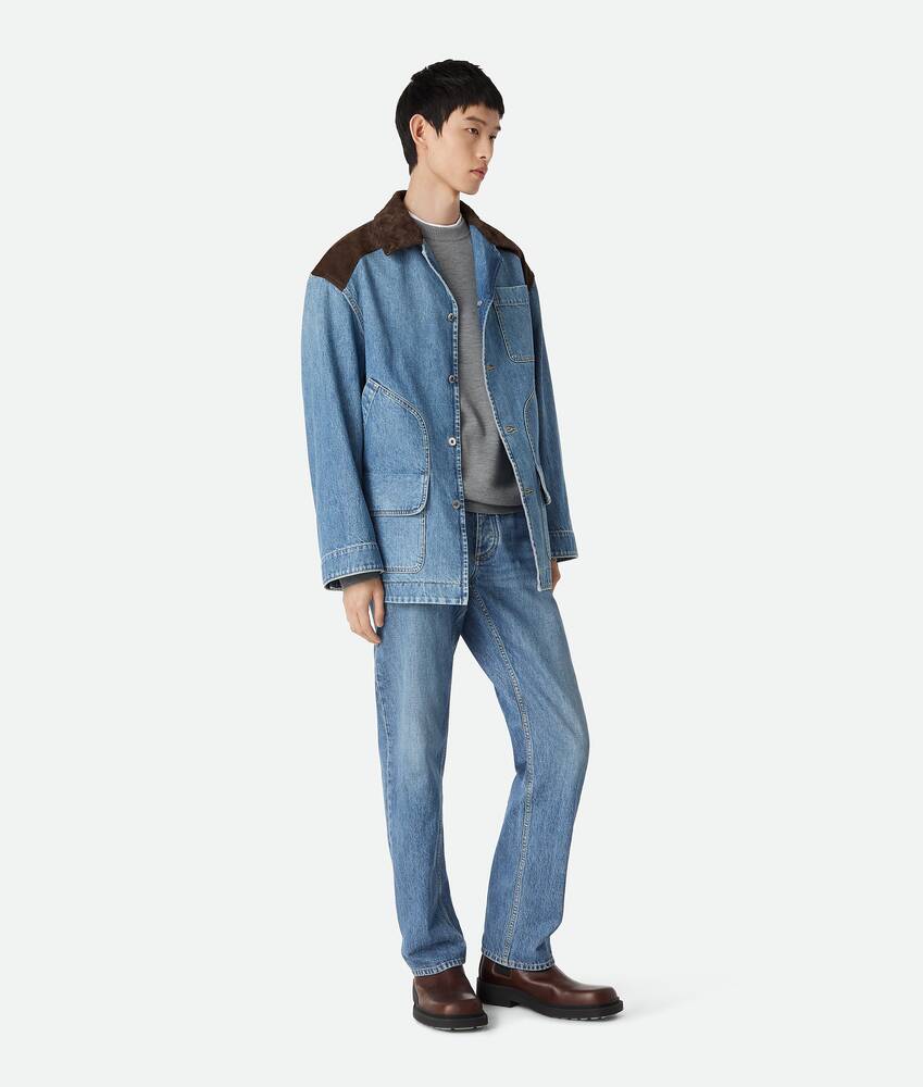 보테가베네타 빈티지 인디고 데님 재킷 837940V42W04715