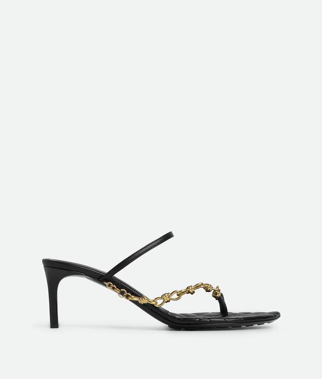 Bottega Veneta® Women's Leaf Sandal in Black. Shop online now.