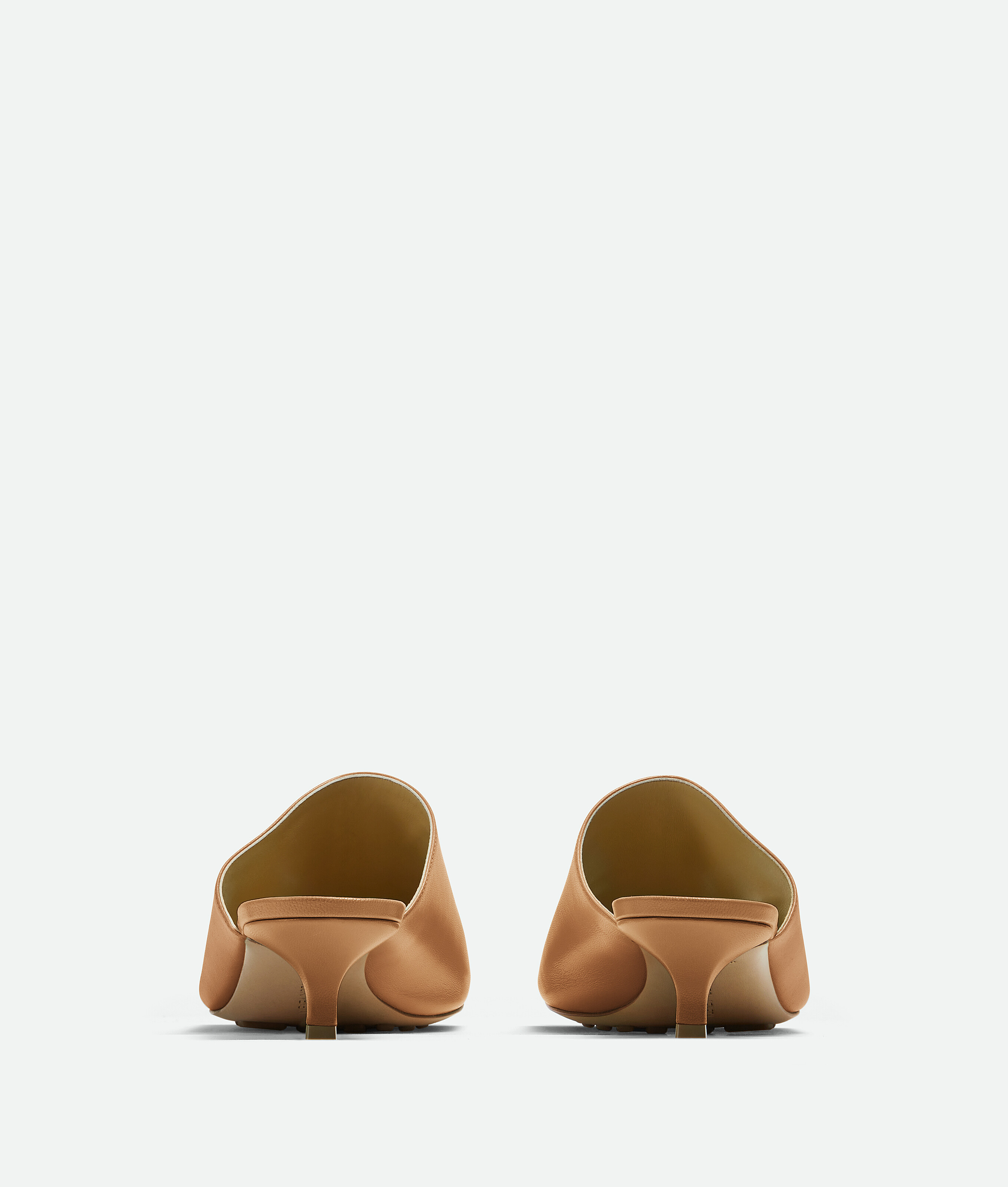 Bottega Veneta Elastic Muller High-heeled Sandals In Beige