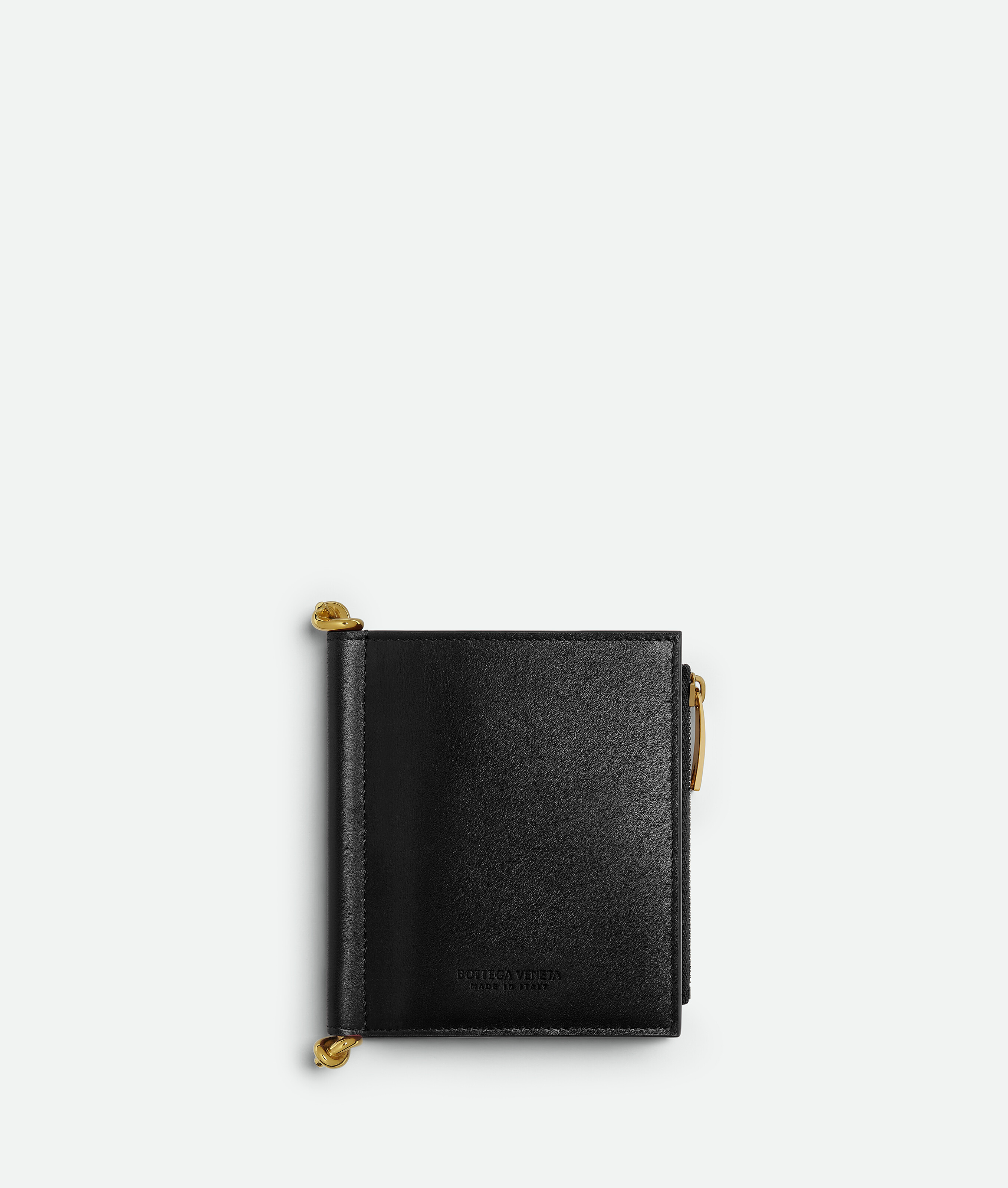 Bottega Veneta Solstice Small Bi-fold Wallet In Black