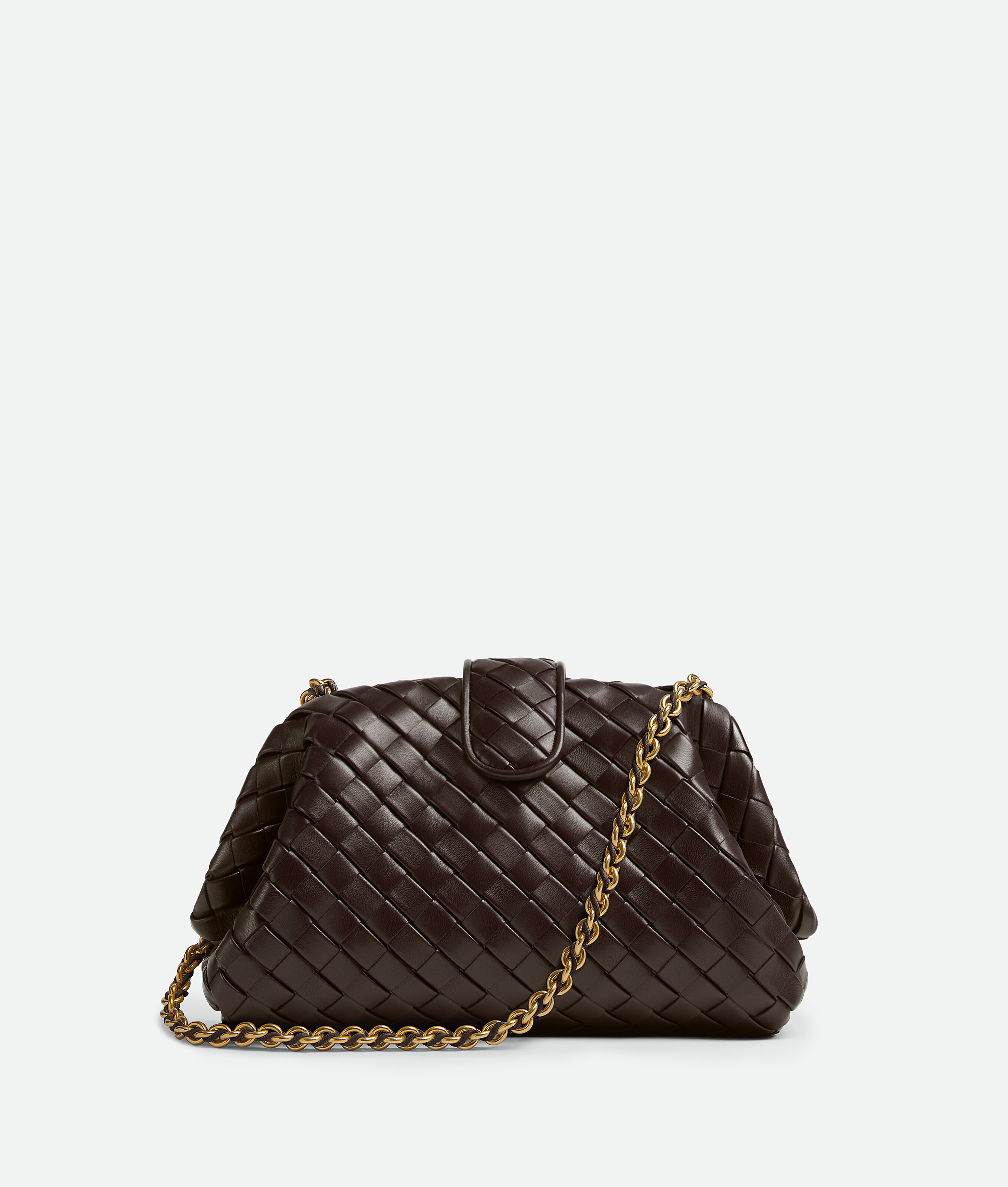 Shop Bottega Veneta Teen Lauren 1980 With Chain In Fondant