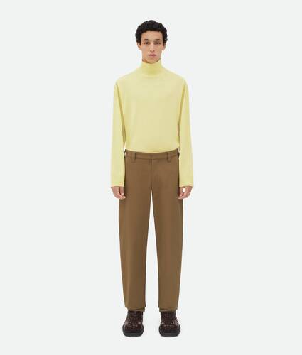 Display a large version of the product image 1 - Cotton Twill Tapered Trousers