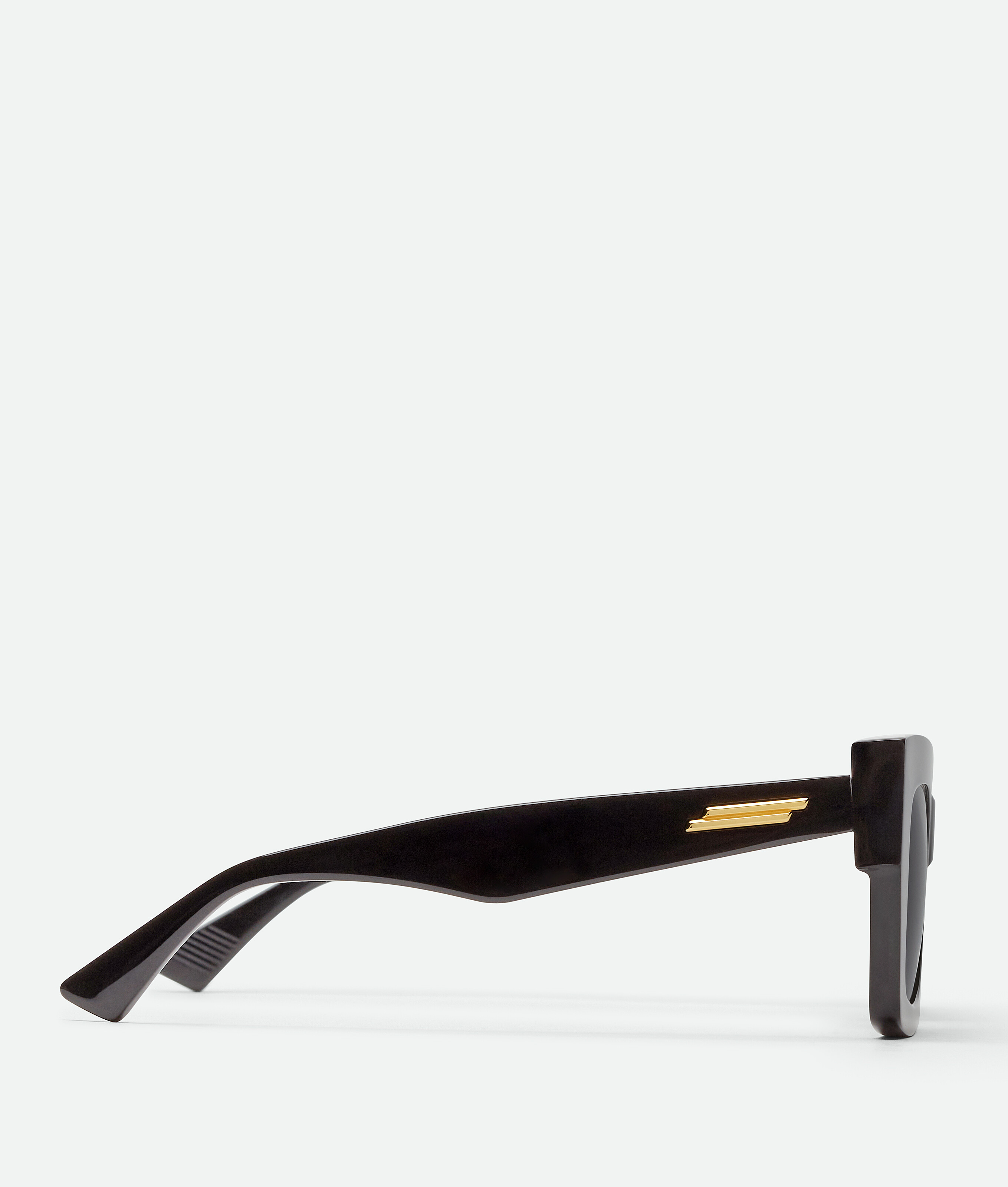 Shop Bottega Veneta Classic Square Sunglasses In Black