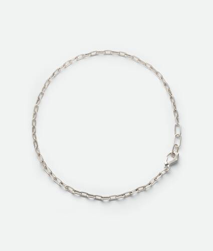 Bottega Veneta Men's Facet Chain Sterling Silver Bracelet