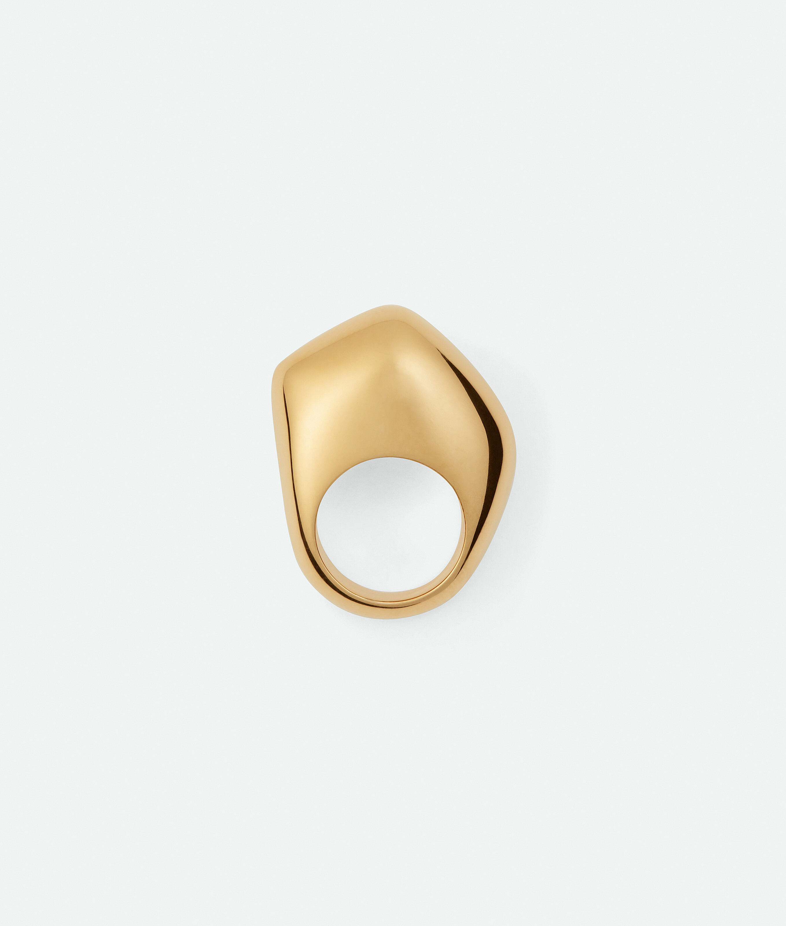Bottega Veneta Fin Ring In Yellow Gold