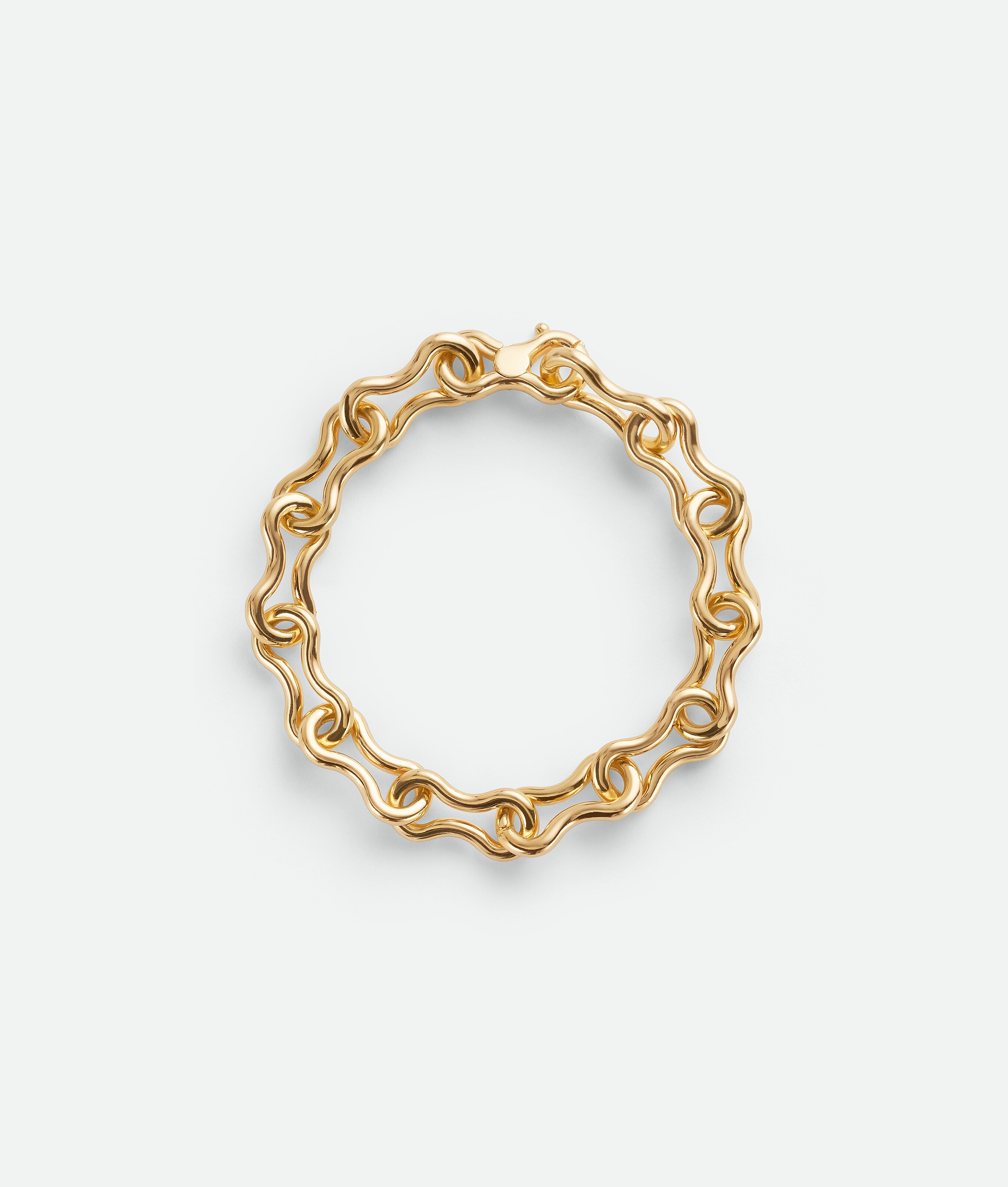 Bottega Veneta Nest Chain Bracelet In Gold
