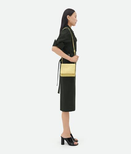 Bottega Veneta Mini Desiree Cross-body Bag - Green - Woman - Goatskin