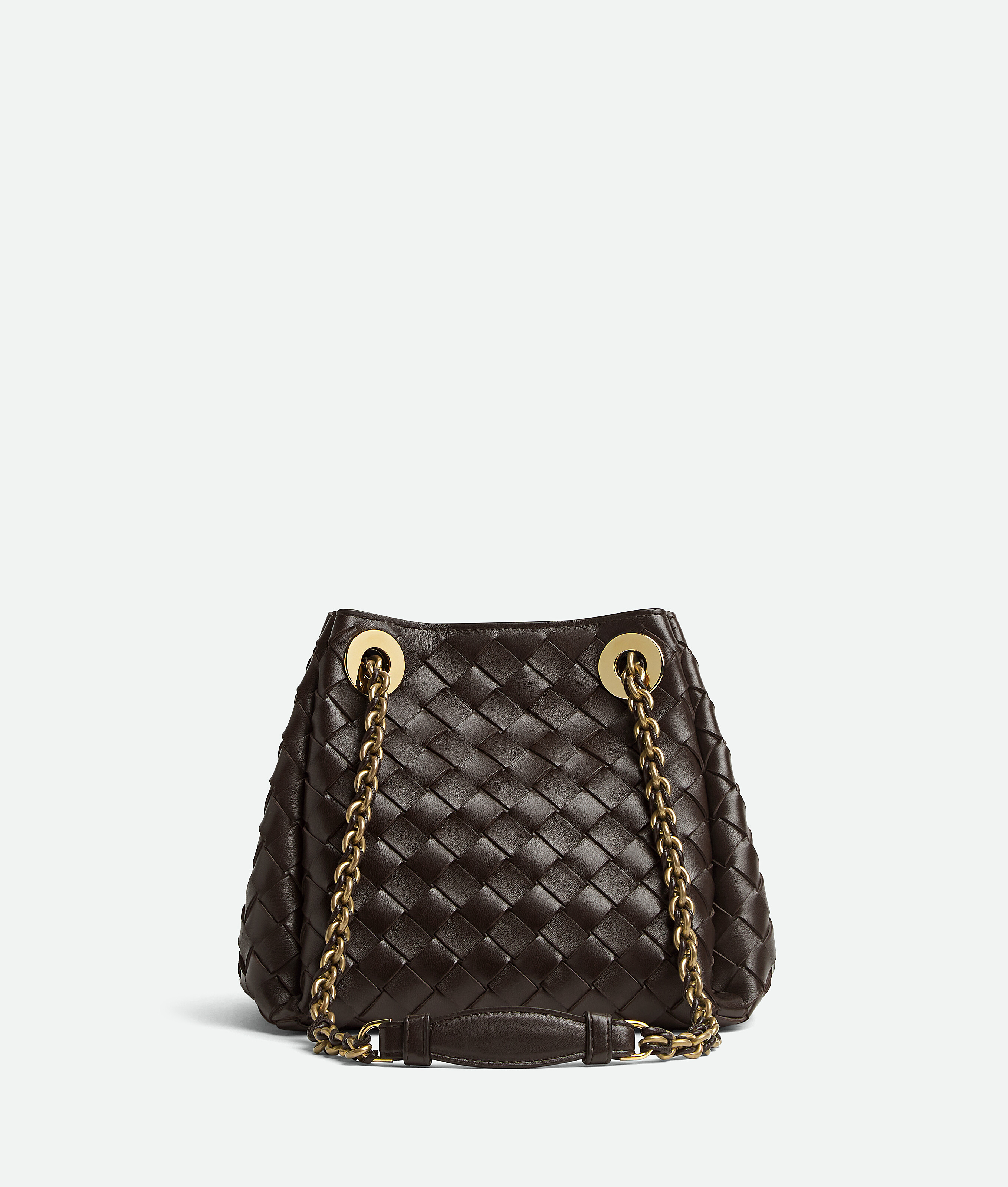 Bottega Veneta Kleine Parachute Chain In Fondant