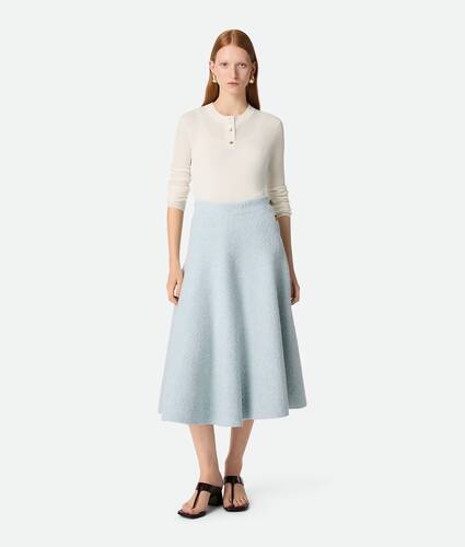 Wool Boucle Skirt