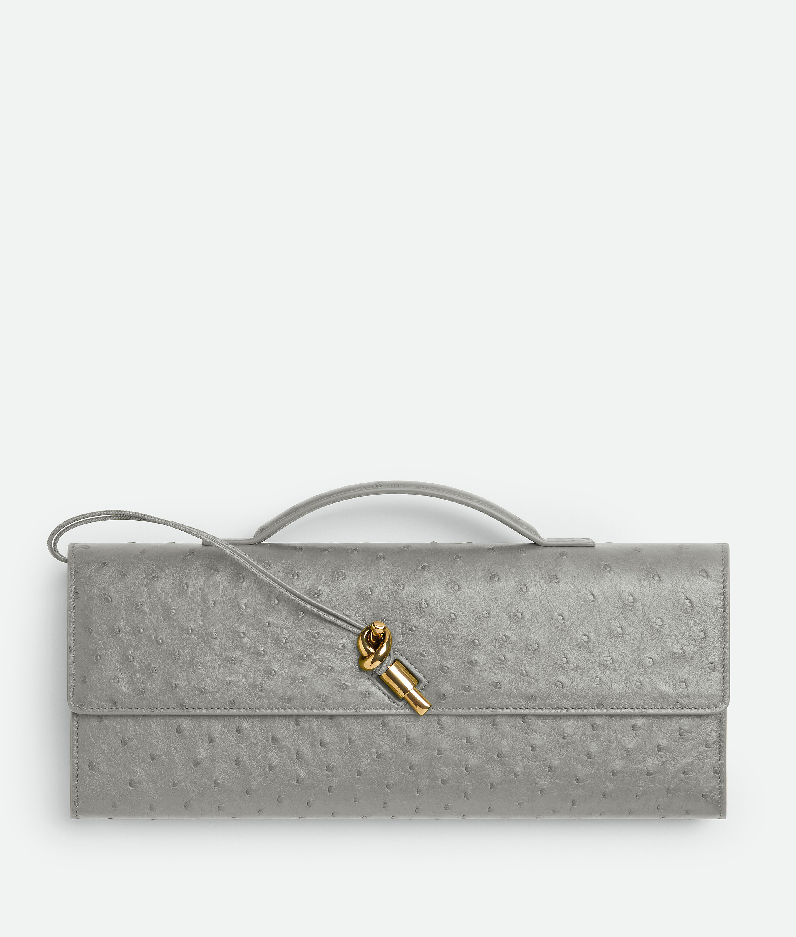 Bottega Veneta Andiamo Clutch - Grey - Woman -