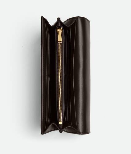 Bottega Veneta® Women's Flap Wallet in Black. Shop online now.
