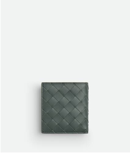 Bottega Veneta® Men's Intrecciato Slim Bi-Fold Wallet in Slate. Shop ...