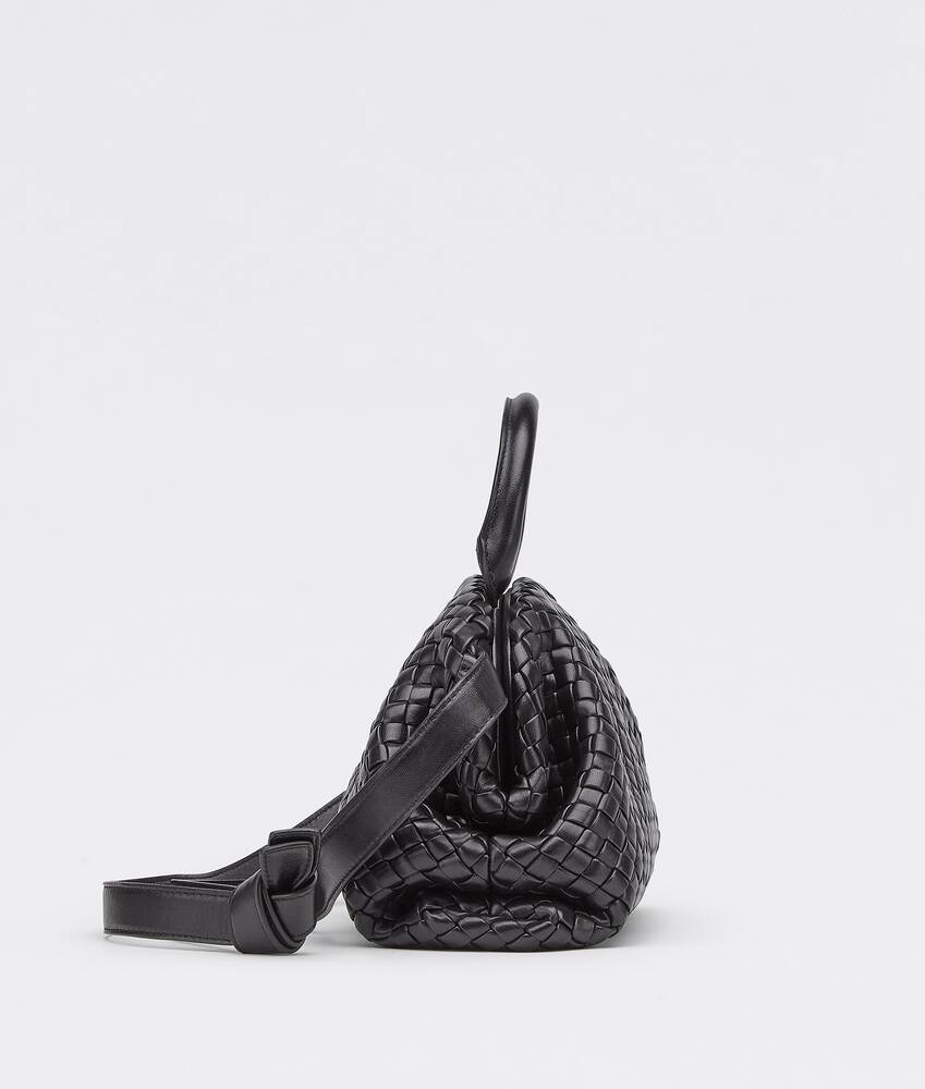 Bottega Veneta Women's Knot Padded Leather Clutch Black