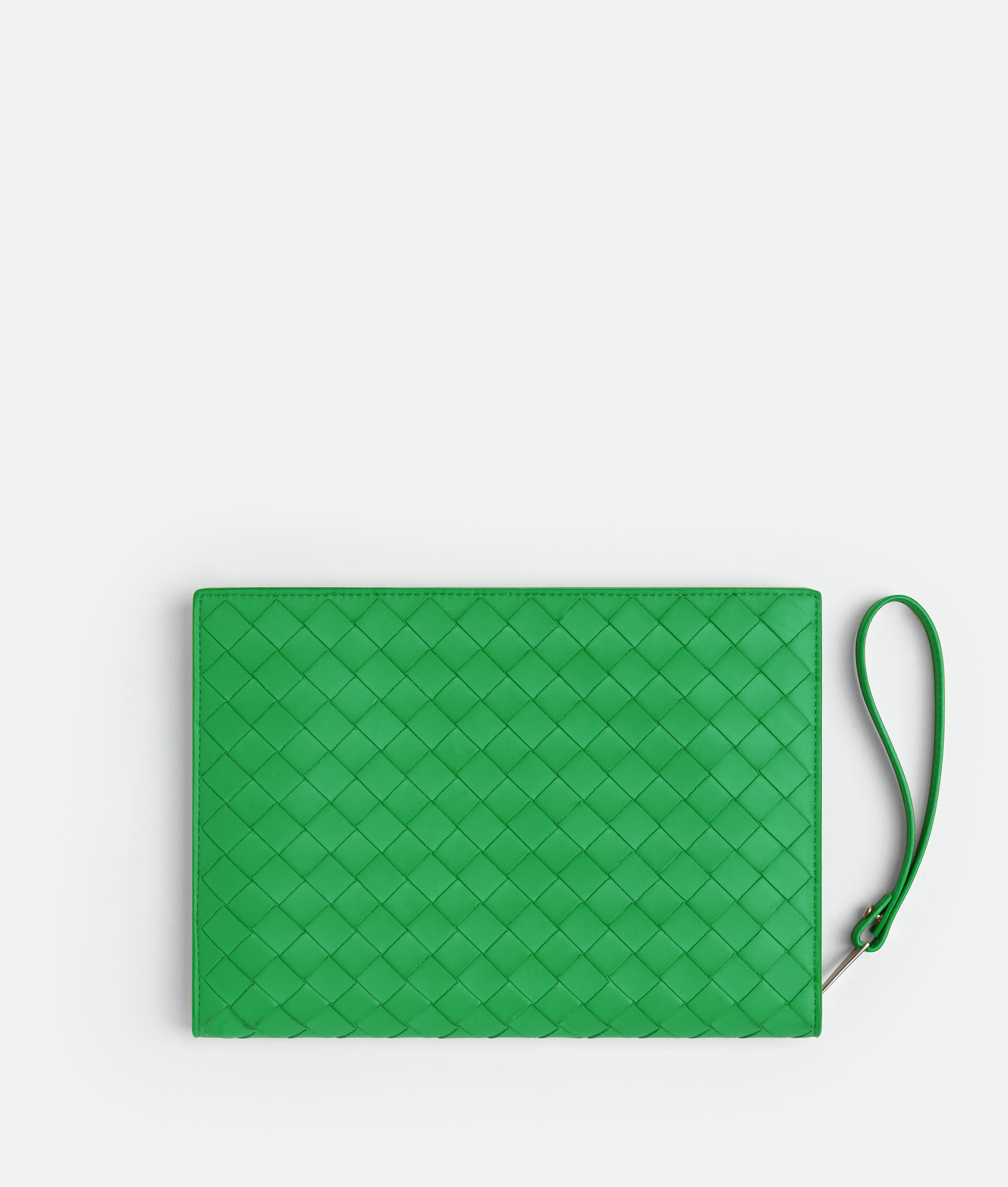 Bottega Veneta Porte-documents Intrecciato Petit Format In Green