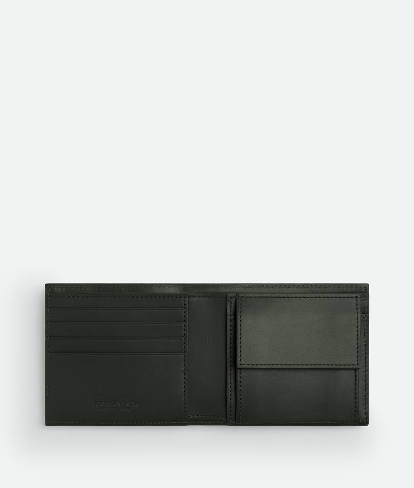 Display a large version of the product image 2 - Intrecciato Bi-Fold Wallet With Coin Purse