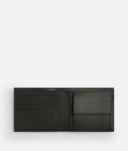 Intrecciato Bi-Fold Wallet With Coin Purse