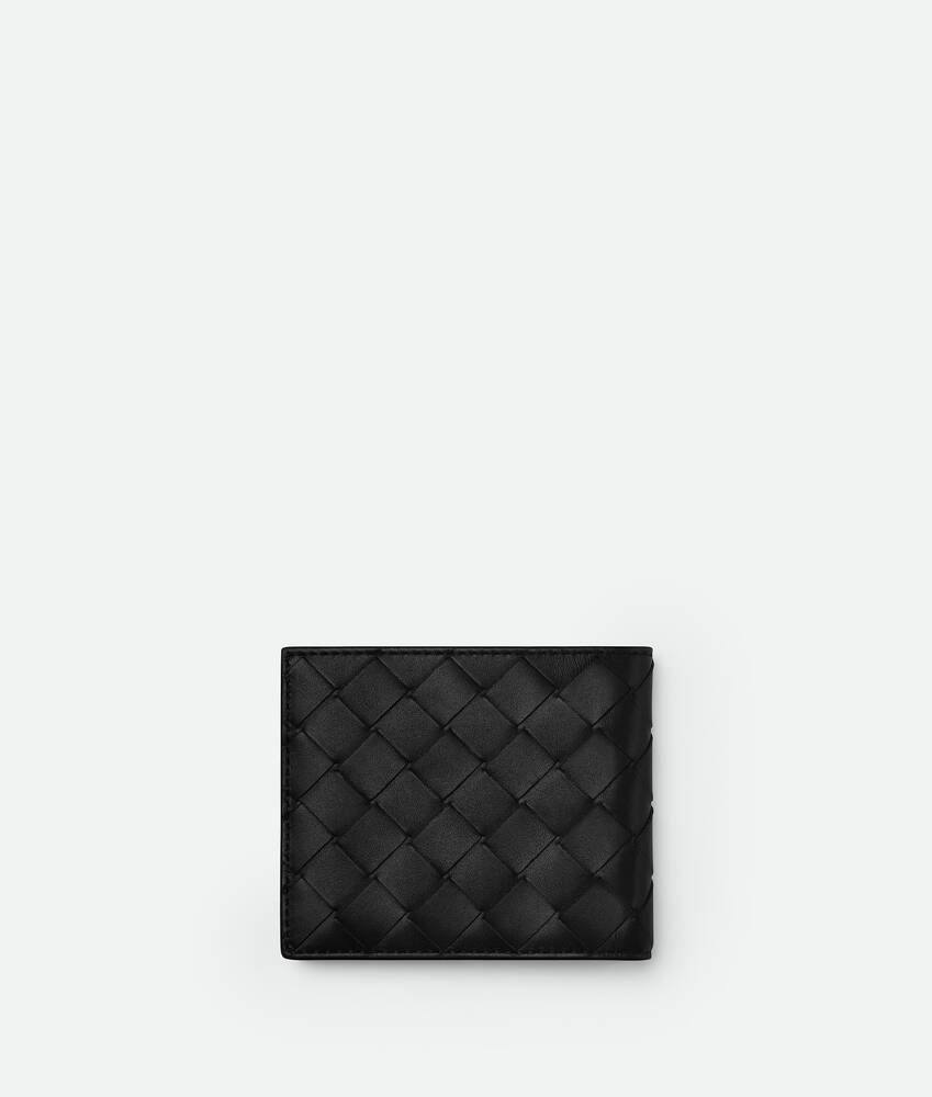 ブラックイントレチャート 二つ折りウォレット| Bottega Veneta