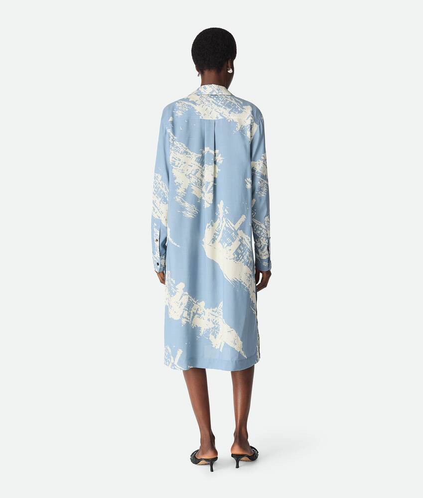 Display a large version of the product image 3 - Italian Postcard Silk Dress