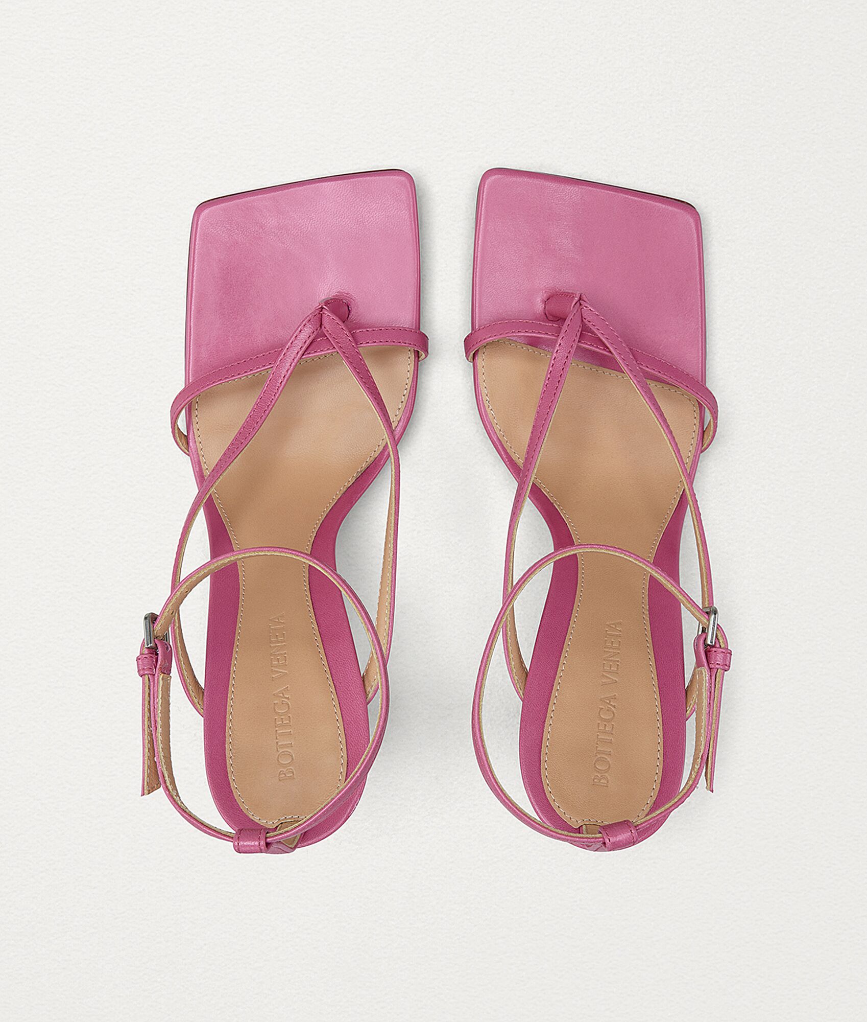 Bottega Veneta® Women's Stretch Strap Sandal in Nero. Shop online now.