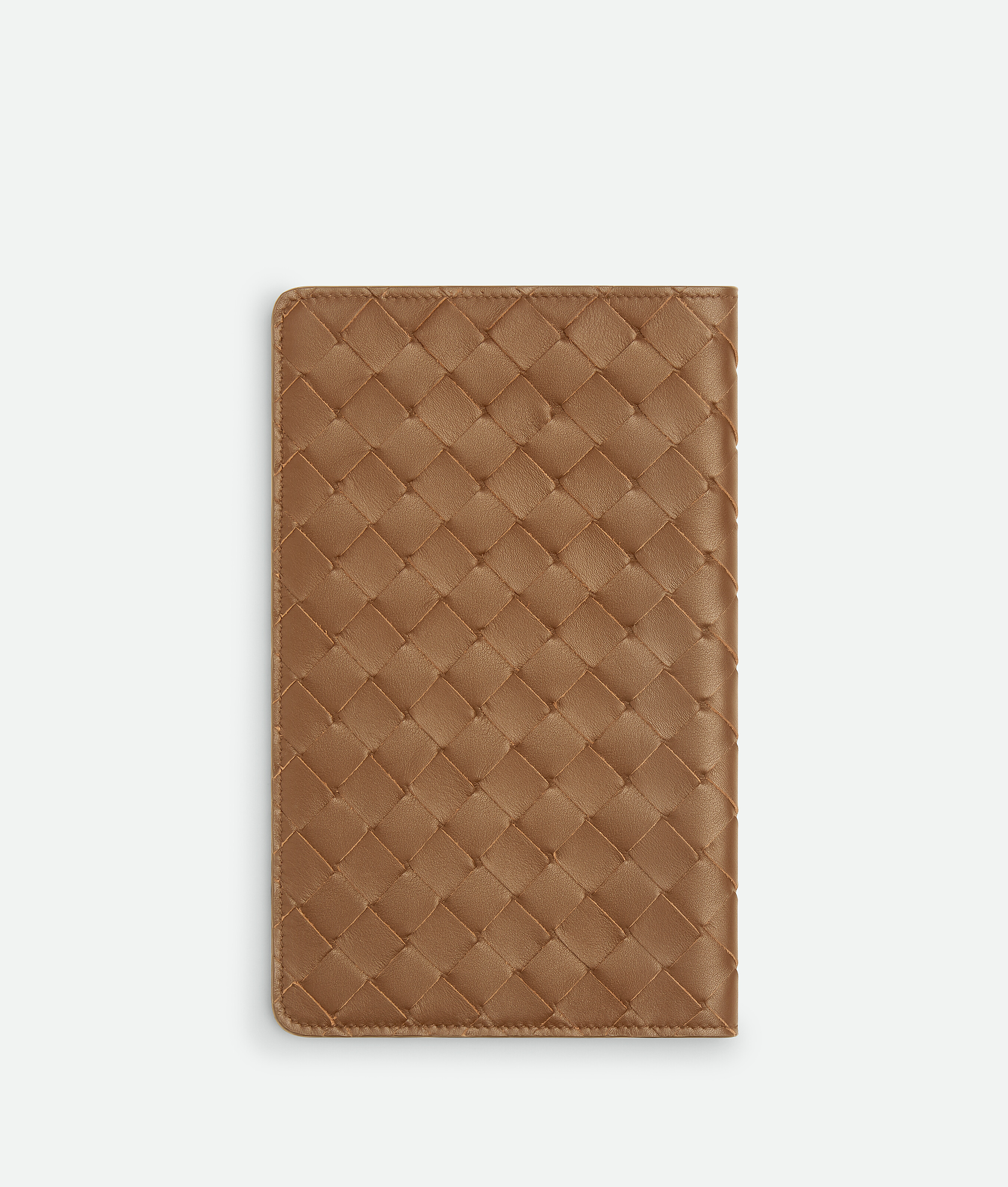 Shop Bottega Veneta Medium Intrecciato Notebook Cover In Brown