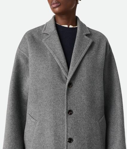 Double Splitable Cashmere Coat