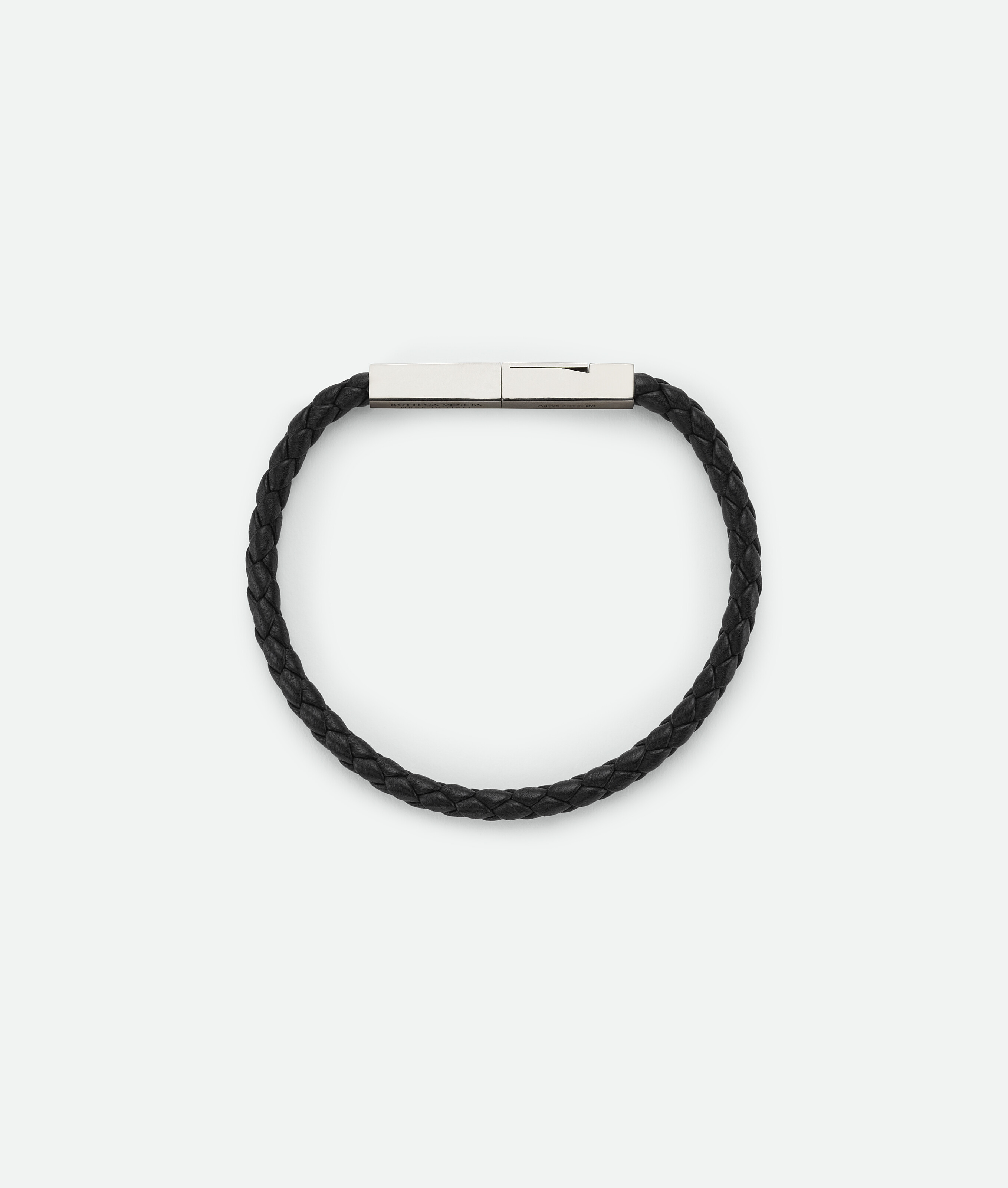 Leather bracelet Bottega Veneta Black in Leather - 28422432