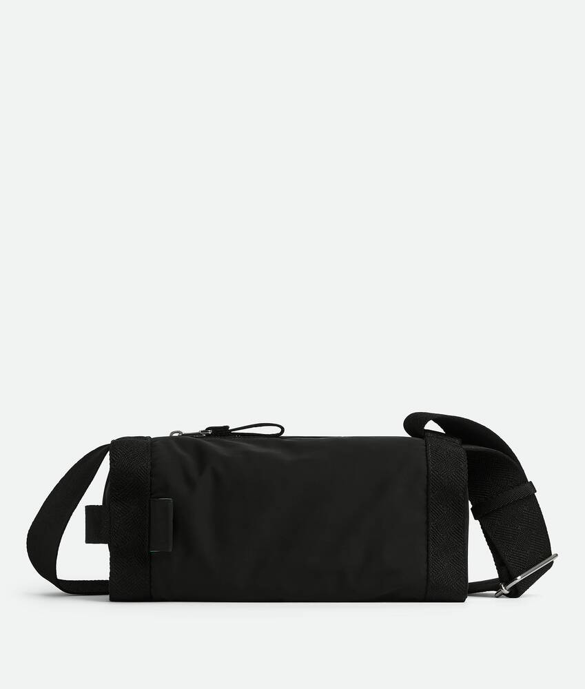 Coach Signature Black Voyager Messenger Shoulder Bag With Buckles