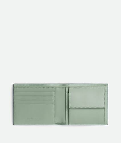 Intrecciato Bi-Fold Wallet With Coin Purse