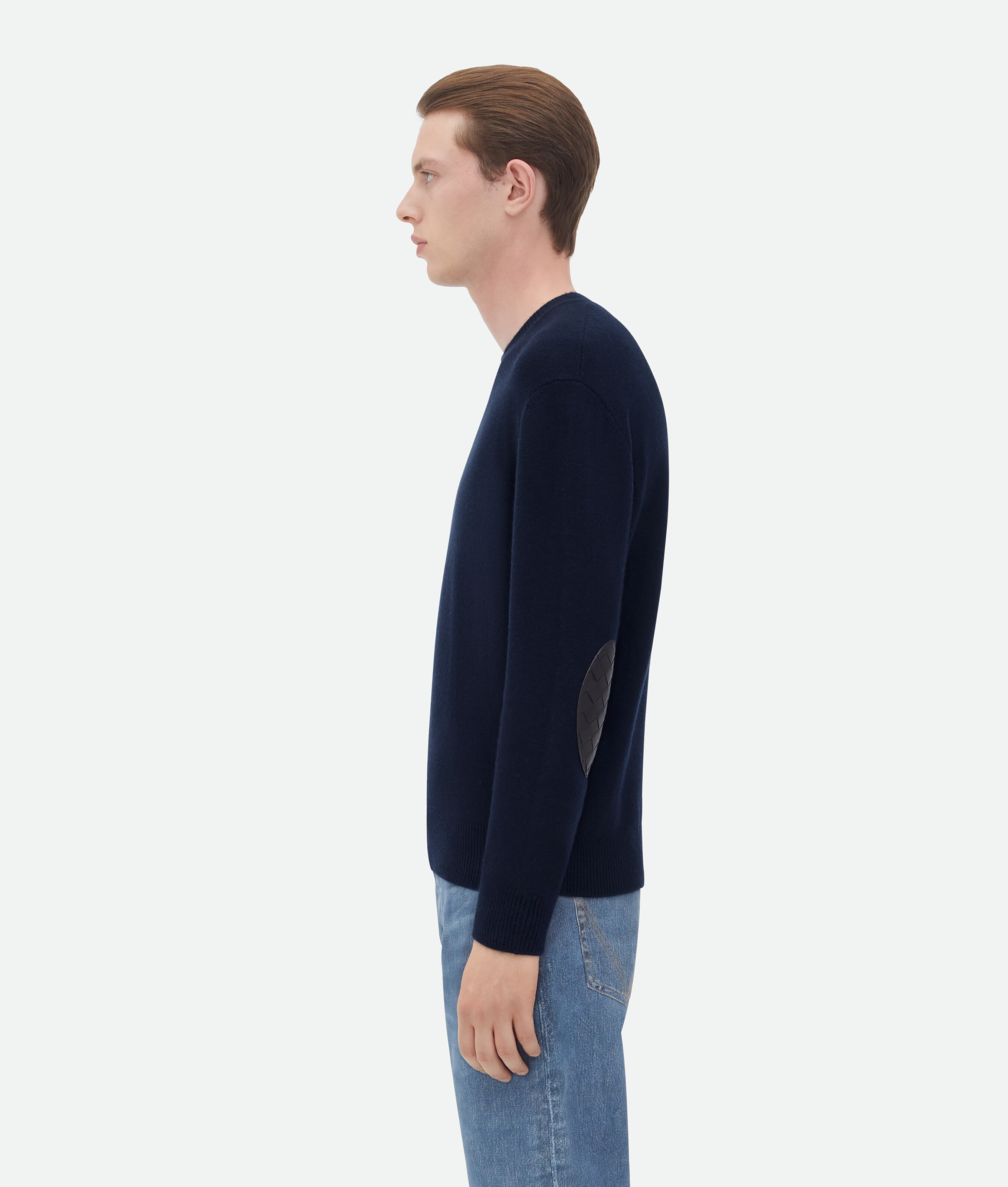 Shop Bottega Veneta Cashmere Jumper In Blue