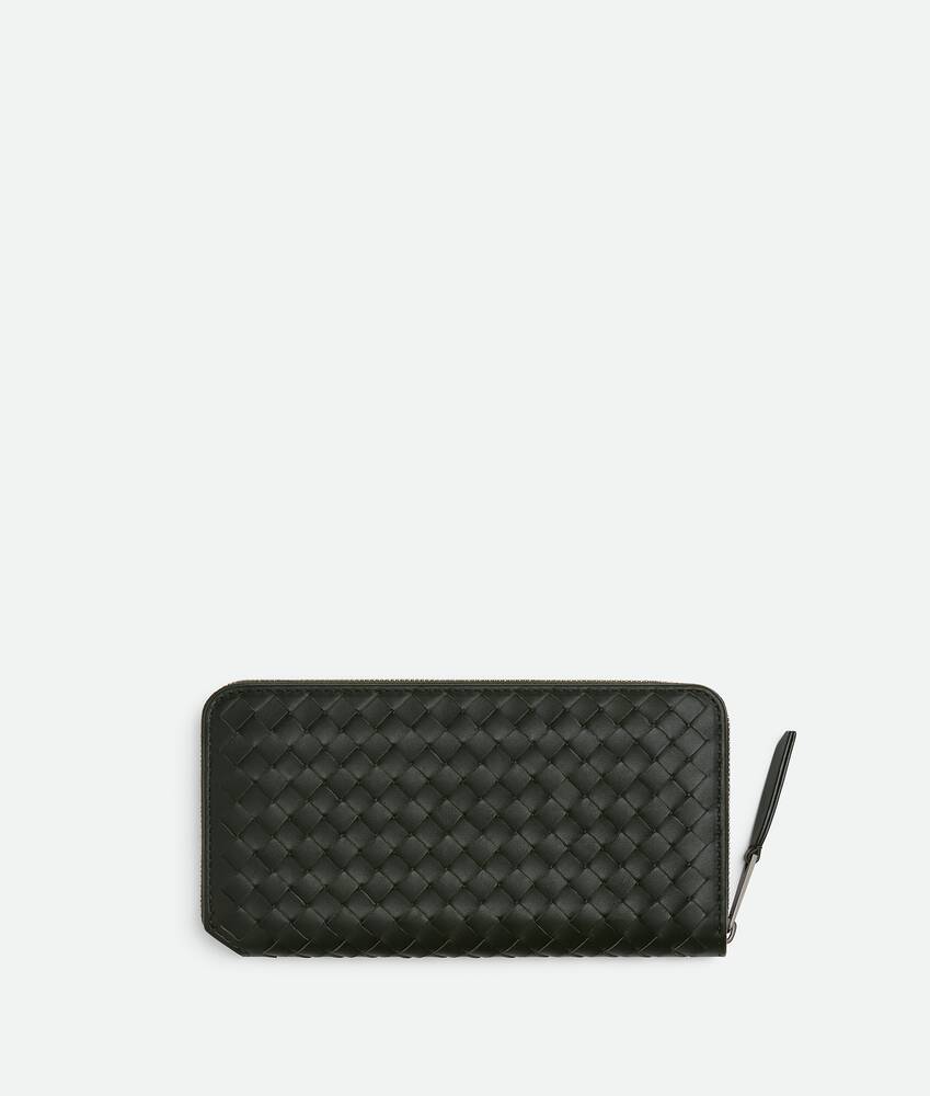 Display a large version of the product image 4 - Intrecciato Piccolo Zip Around Wallet