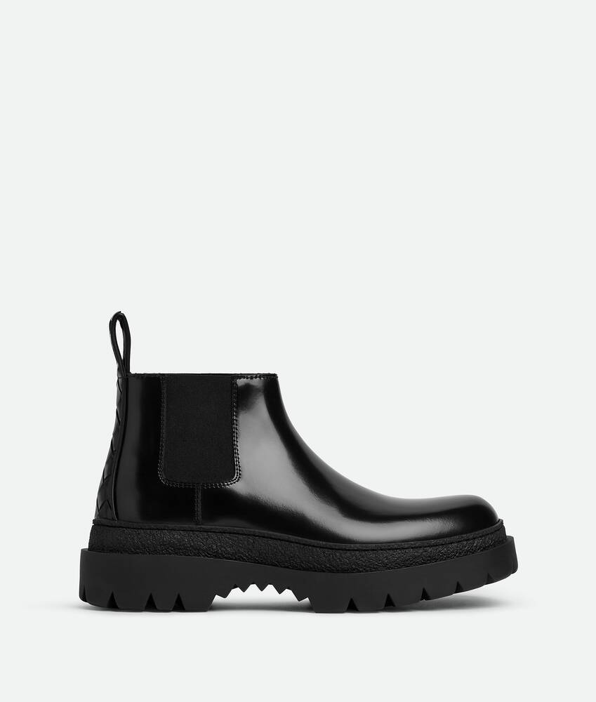 Bottega Veneta® Men's Highway Chelsea Ankle Boot in Black. Shop online now.