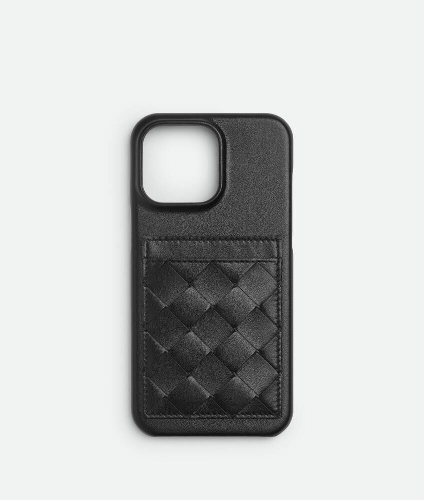 Display a large version of the product image 1 - Intrecciato  Iphone 16 Pro Max Case With Card Slot