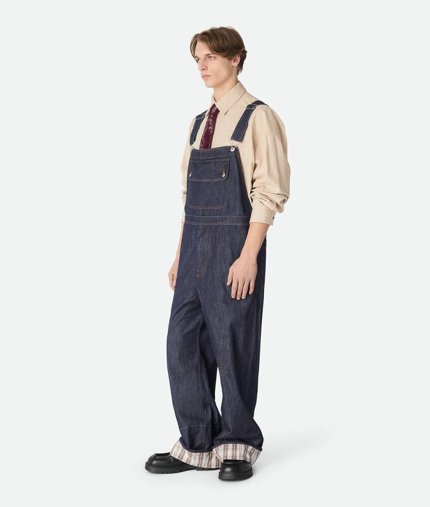 Display a large version of the product image 2 - Rinsed Indigo Denim Jumpsuit